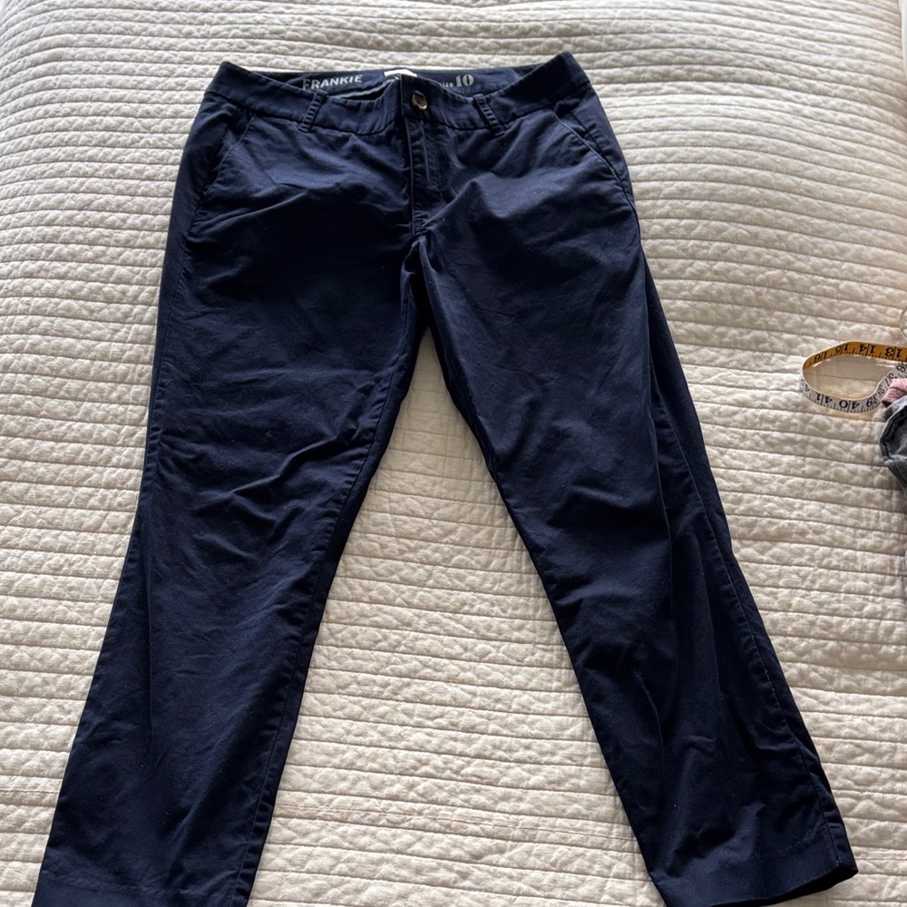 Navy J Crew Blue Pants